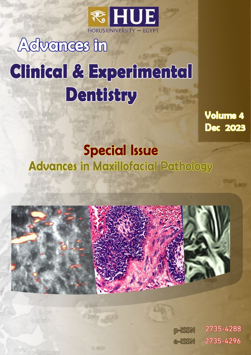 Advances in Clinical and Experimental Dentistry